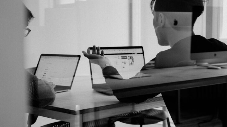 man using MacBook